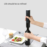 Kit Original Xiaomi Youpin Huohou para Garrafa de Vinho Automático, Saca-Rolhas Elétrico com Cortador de Cápsulas, Saca-Rolhas