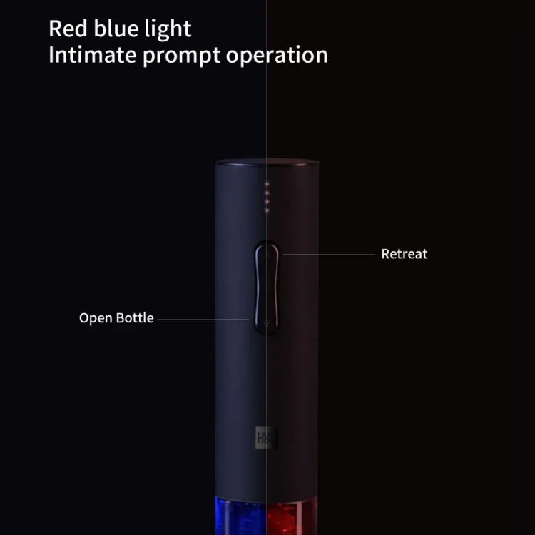 Kit Original Xiaomi Youpin Huohou para Garrafa de Vinho Automático, Saca-Rolhas Elétrico com Cortador de Cápsulas, Saca-Rolhas