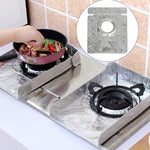 2 Protetores para Fogão a Gás com Estampa de Louça, Folha Resistente ao Calor e Anti-sujidade, Tapete para Limpeza de Cozinha, HC3595A, HC3595B, HC3595C