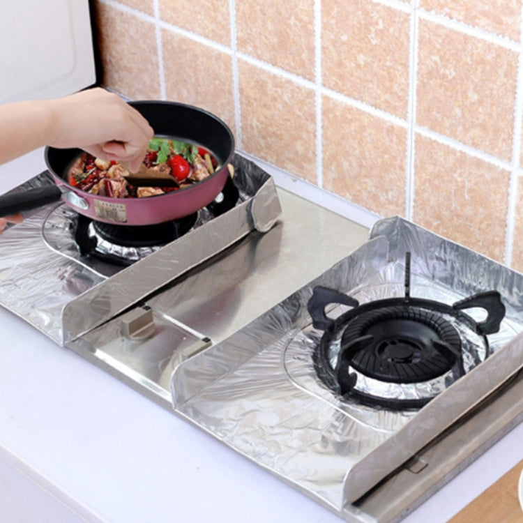 2 Protetores para Fogão a Gás com Estampa de Louça, Folha Resistente ao Calor e Anti-sujidade, Tapete para Limpeza de Cozinha, HC3595A, HC3595B, HC3595C