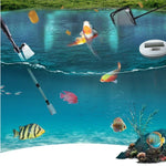 Filtro de Água Eléctrico Multifuncional Ajustável em Comprimento para Limpeza de Tanques de Peixes, Multifuncional
