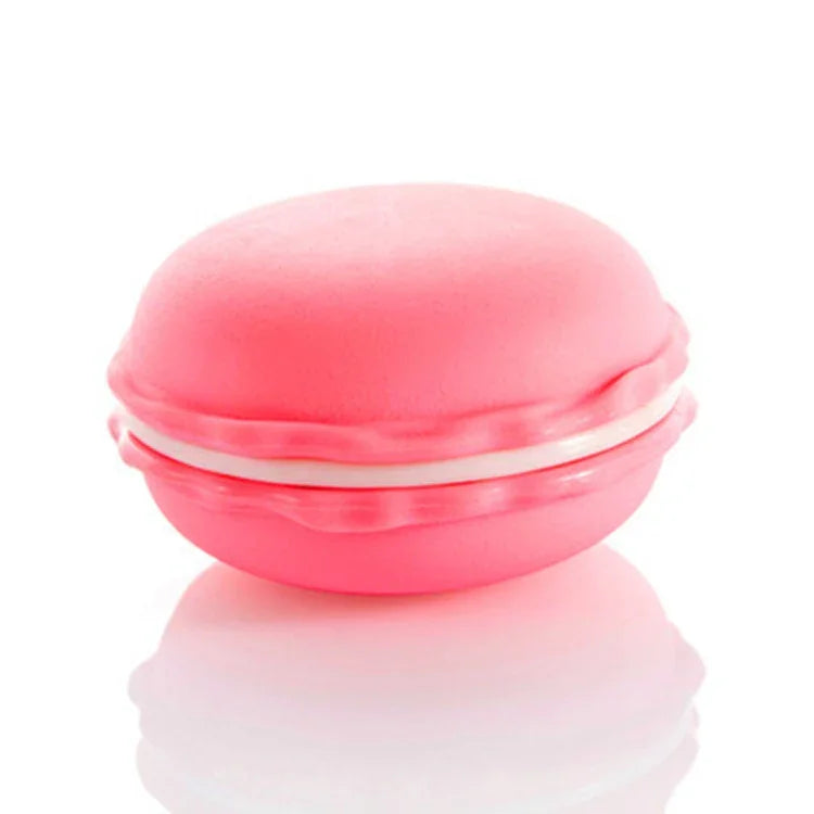 2 PCS Caixa de Armazenamento Portátil Estilo Macaron, Entrega de Cor Aleatória, Macaron