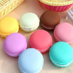 2 PCS Caixa de Armazenamento Portátil Estilo Macaron, Entrega de Cor Aleatória, Macaron