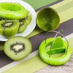3 Descascadores de Kiwi Portáteis e Especiais ABS + Aço Inoxidável, Entrega de Cor Aleatória, 3 Descascadores de Kiwi