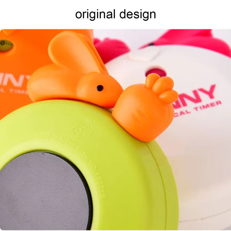 Temporizador Mecânico de Cozinha em Forma de Coelho para Contagem Decrescente de 60 Minutos, Gadget Decorativo para Casa, Entrega de Cor Aleatória, RB277
