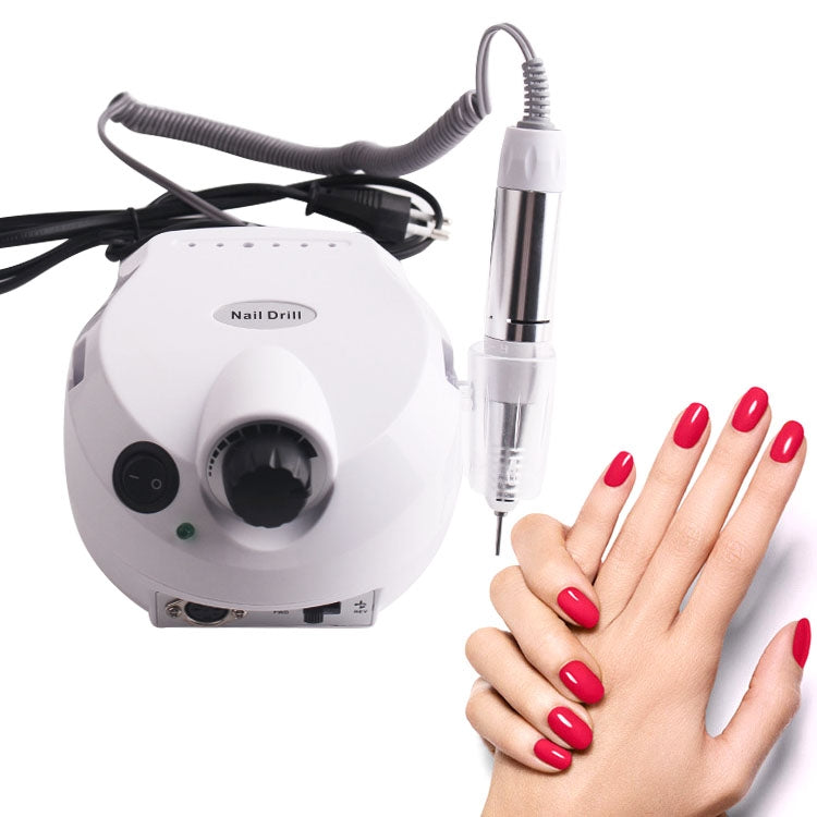 Máquina Elétrica de Moagem para Unhas 10W 220V 25000 RPM, Plugue EU