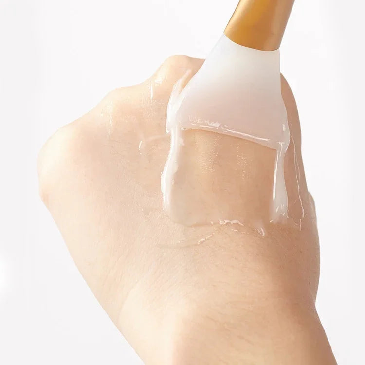 Pincel Aplicador de Máscara de Silicone Ferramentas de Limpeza para Maquilhagem, Entrega de Cor Aleatória