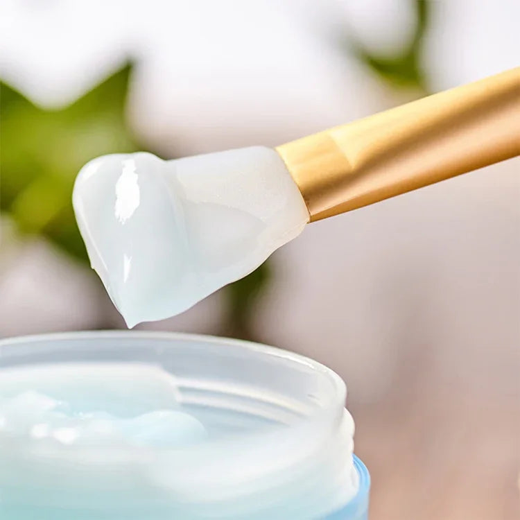 Pincel Aplicador de Máscara de Silicone Ferramentas de Limpeza para Maquilhagem, Entrega de Cor Aleatória