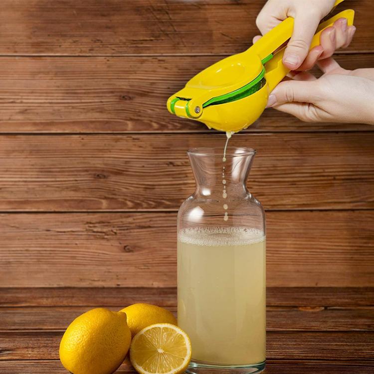 Espremedor de Limão Manual de Liga de Alumínio LsCook com Duas Camadas, Entrega de Cor Aleatória, Liga de Alumínio