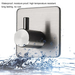 Cabide Cilíndrico em Aço Inoxidável para Casa de Banho, Armazenamento Sem Perfuração para Roupa, Tamanho: 14mm