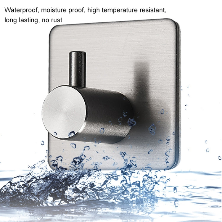 Cabide Cilíndrico em Aço Inoxidável para Casa de Banho, Armazenamento Sem Perfuração para Roupa, Tamanho: 14mm