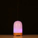 Mini humidificador em forma de cápsula de 5W com luz colorida, capacidade: 50ml, DC 5V, humidificador em forma de cápsula
