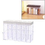 Conjunto de 6 Frascos de Condimentos de Cozinha com Abertura Bidirecional