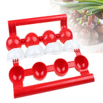 Útil máquina caseira para fazer almôndegas e bolinhas de peixe, ferramentas de cozinha, ABS vermelho