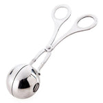 Molde para Almôndegas em Aço Inoxidável com Clip para Almôndegas Recheadas, Molde DIY para Bolas de Peixe e Arroz, Aço Inoxidável