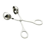 Molde para Almôndegas em Aço Inoxidável com Clip para Almôndegas Recheadas, Molde DIY para Bolas de Peixe e Arroz, Aço Inoxidável