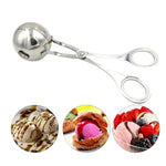 Molde para Almôndegas em Aço Inoxidável com Clip para Almôndegas Recheadas, Molde DIY para Bolas de Peixe e Arroz, Aço Inoxidável