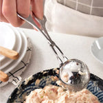 Molde para Almôndegas em Aço Inoxidável com Clip para Almôndegas Recheadas, Molde DIY para Bolas de Peixe e Arroz, Aço Inoxidável
