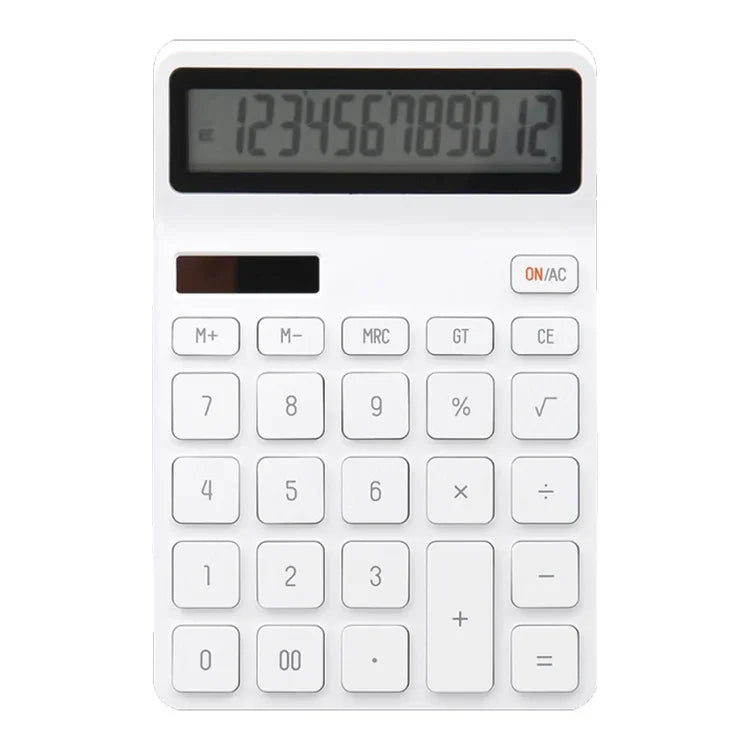 Calculadora de Arroz Original Xiaomi Youpin LEMO, Ecrã LED de 12 bits, Material ABS, Ângulo de 6 Graus, Calculadora de 12 bits