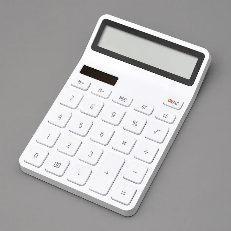 Calculadora de Arroz Original Xiaomi Youpin LEMO, Ecrã LED de 12 bits, Material ABS, Ângulo de 6 Graus, Calculadora de 12 bits