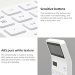 Calculadora de Arroz Original Xiaomi Youpin LEMO, Ecrã LED de 12 bits, Material ABS, Ângulo de 6 Graus, Calculadora de 12 bits