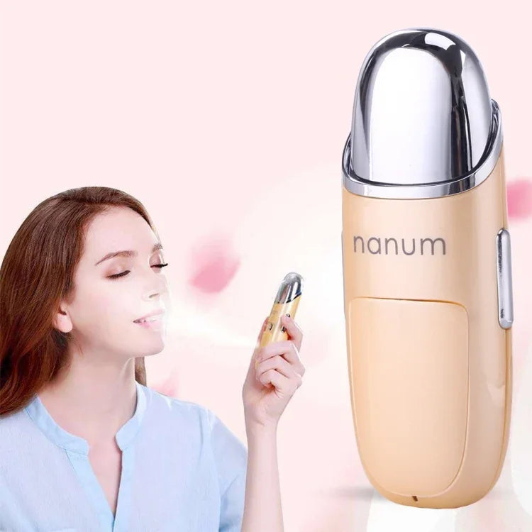 Massajador Hidratante Facial Nanum Mini Cuidados com a Pele Pulverizador de Água Nebulizador Humidificador / Pulverizador Automático de Álcool