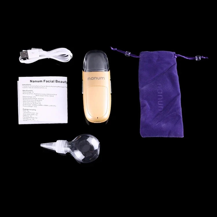 Massajador Hidratante Facial Nanum Mini Cuidados com a Pele Pulverizador de Água Nebulizador Humidificador / Pulverizador Automático de Álcool