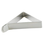 10 unidades de clipes de toalha de mesa em aço inoxidável, suporte de grampo triangular ajustável
