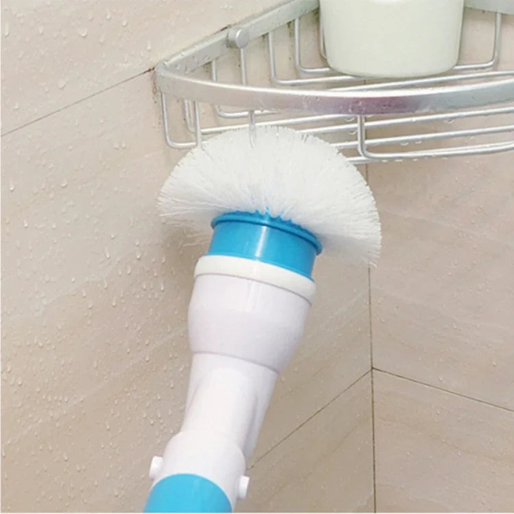 Escova Elétrica Multiusos para Banheira e Azulejos, Sem Fios, Conjunto de Escovas de Limpeza para Chão e Parede de Casa de Banho, Plugue AU