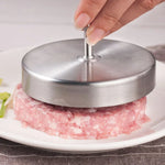 Molde de Alimentos para Cozinha em Aço Inoxidável para Hambúrguer, Ferramenta de Prensagem, 1 Peça 10356 Aço Inoxidável