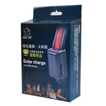 Coleira LED para Cão Médio e Grande com Carregamento Solar + USB, Circunferência do Pescoço: L, 50-60cm, Tamanho: L