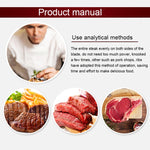 Amaciador de Carne com Lâminas de Aço Inoxidável de 48 Pinos Ultra Afiados para Frango, Bife, Vaca, Porco, Peixe, 15x11.3x3.5cm