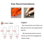 100pcs / Pacote Luvas Protetoras de Látex Antiestáticas, Antiderrapantes e Duráveis para Pontas dos Dedos, Tamanho: M, 2.6*6.3cm, Tamanho: M, 2.6*6.3cm