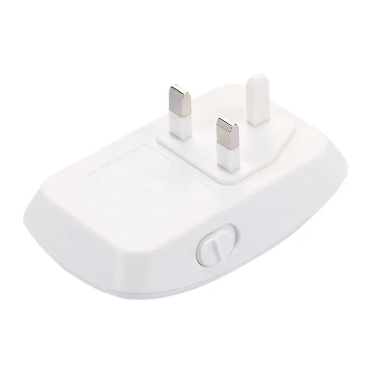 Repelente Eletrónico Ultrassónico para Mosquitos e Ratos com Luz LED, Ficha UK, AC90V-250V
