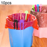 10pcs Clipe Fixador Universal para Sacos de Lixo Cesto de Resíduos Grampos para Contentor de Lixo Clipe Antiderrapante para Saco de Lixo, Entrega de Cor Aleatória, Grampo para Contentor de Lixo