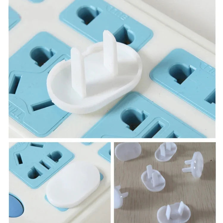 100 PCS Tampa de Proteção de Segurança para Tomadas Elétricas de Bebé com 2 Furos para Fichas US, 100 PCS 2 Furos Fichas US