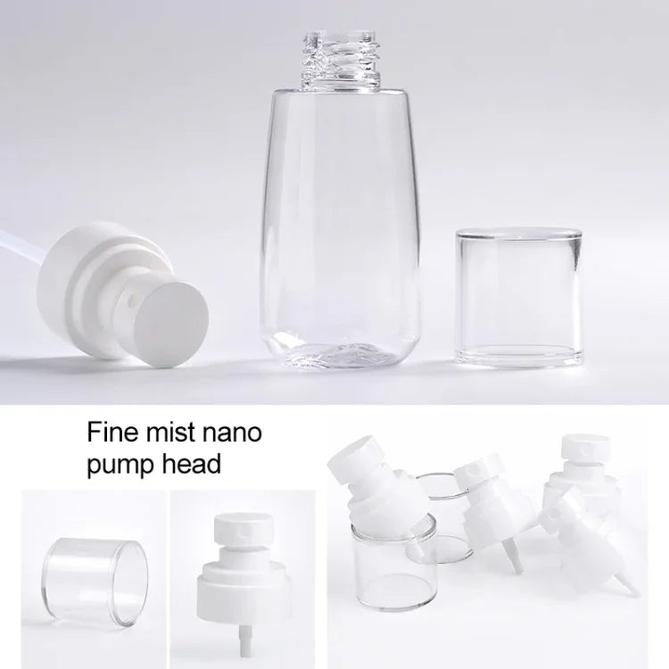 10 PCS Frascos Portáteis Recarregáveis de Plástico para Perfume com Névoa Fina, Transparente, Vazio, 30ml, 30ml