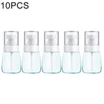 10 PCS Frascos Portáteis Recarregáveis de Plástico para Perfume com Névoa Fina, Transparente, Vazio, 30ml, 30ml