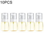 10 PCS Frascos Portáteis Recarregáveis de Plástico para Perfume com Névoa Fina, Transparente, Vazio, 30ml, 30ml