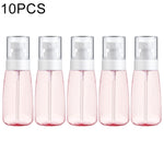 10 PCS Frascos Portáteis Recarregáveis de Plástico para Perfume com Névoa Fina, Transparente, Vazio, 60ml, 60ml