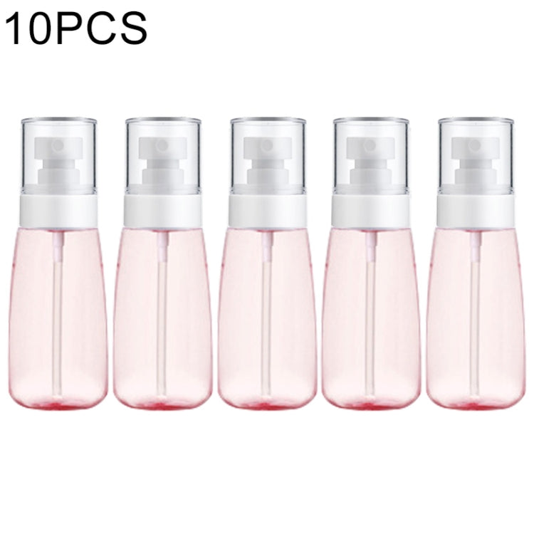 10 PCS Frascos Portáteis Recarregáveis de Plástico para Perfume com Névoa Fina, Transparente, Vazio, 60ml, 60ml