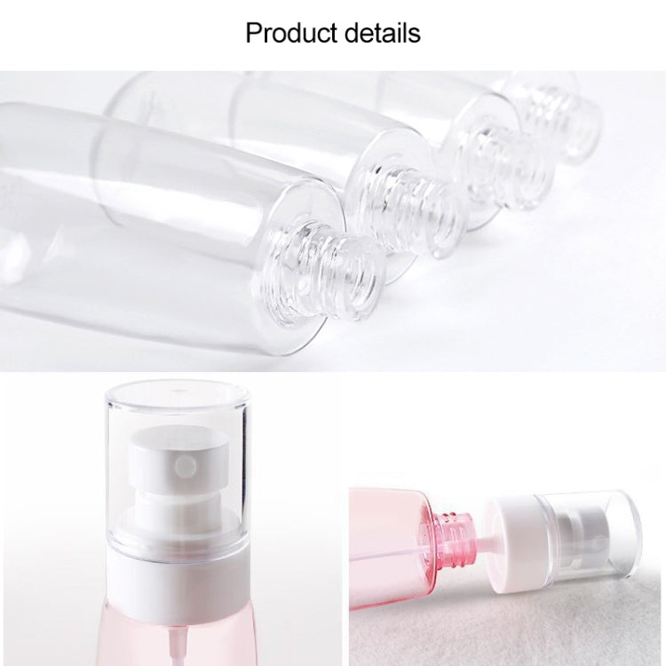 10 PCS Frascos Portáteis Recarregáveis de Plástico para Perfume com Névoa Fina, Transparente, Vazio, 60ml, 60ml