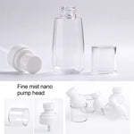 10 PCS Frascos Portáteis Recarregáveis de Plástico para Perfume com Névoa Fina, Transparente, Vazio, 60ml, 60ml