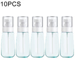 10 PCS Frascos Portáteis Recarregáveis de Plástico para Perfume com Névoa Fina, Transparente, Vazio, 60ml, 60ml