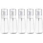 10 PCS Frascos de Spray de Perfume de Névoa Fina Portáteis Recarregáveis de Plástico Transparente, Frascos Vazios de Spray, 80ml, 80ml