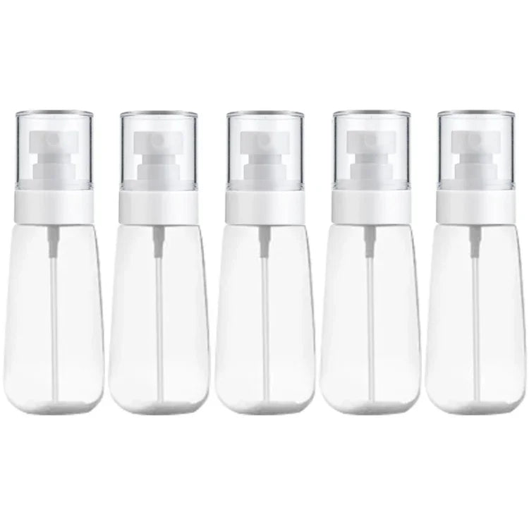 10 PCS Frascos de Spray de Perfume de Névoa Fina Portáteis Recarregáveis de Plástico Transparente, Frascos Vazios de Spray, 80ml, 80ml