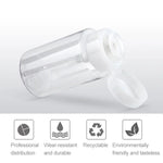 Frasco Dispensador com Bomba de Pressão Líquida Portátil Frasco de Plástico Vazio, 100ml, 100ml