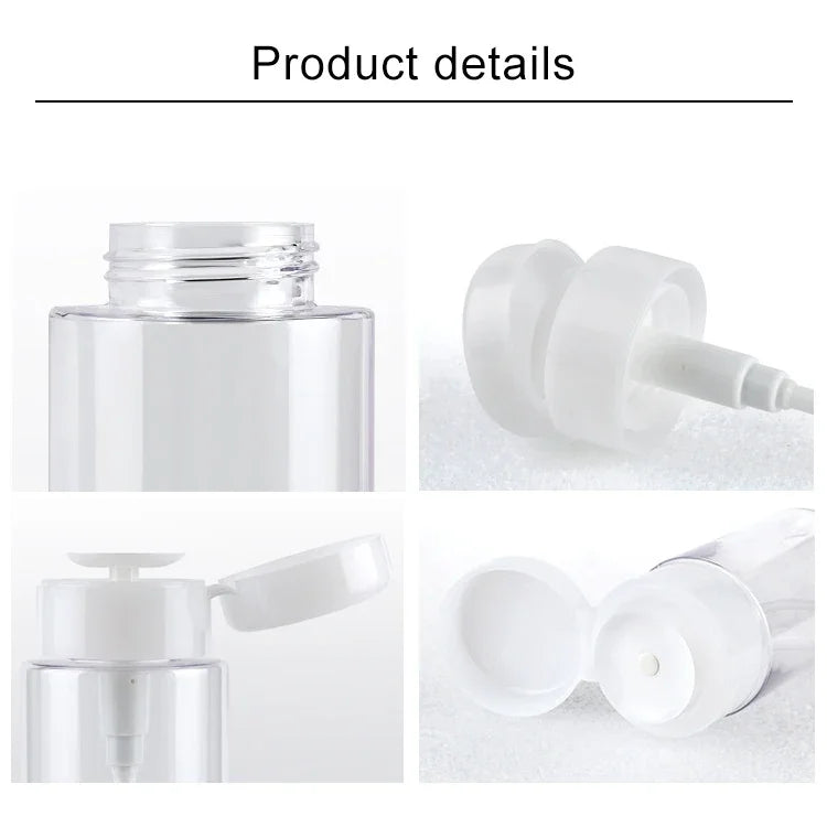 Frasco Dispensador com Bomba de Pressão Líquida Portátil Frasco de Plástico Vazio, 100ml, 100ml