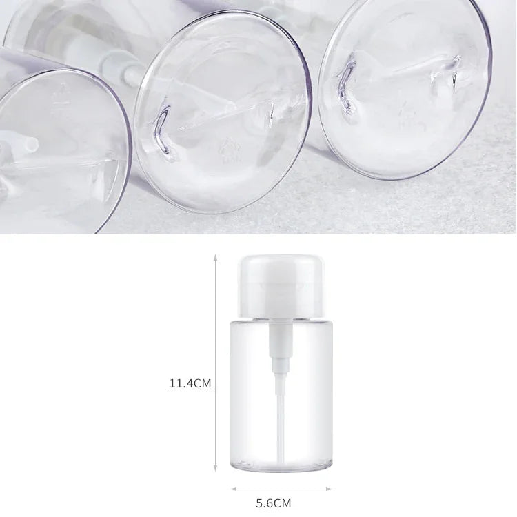 Frasco Dispensador com Bomba de Pressão Líquida Portátil Frasco de Plástico Vazio, 150ml, 150ml