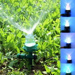Aspersor de Relva Luminoso LED Aspersor Automático de Água Bico de Irrigação para Jardim Exterior Pátio, Aspersor de Relva LED